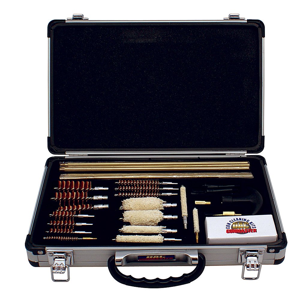 Gunmaster Universal Gun Cleaning Kit - 35-Piece Professional Firearm Maintenance Set with Durable Aluminum Case | Perfect for Rifle, Pistol, Shotgun & Handgun Cleaning at Home or Range