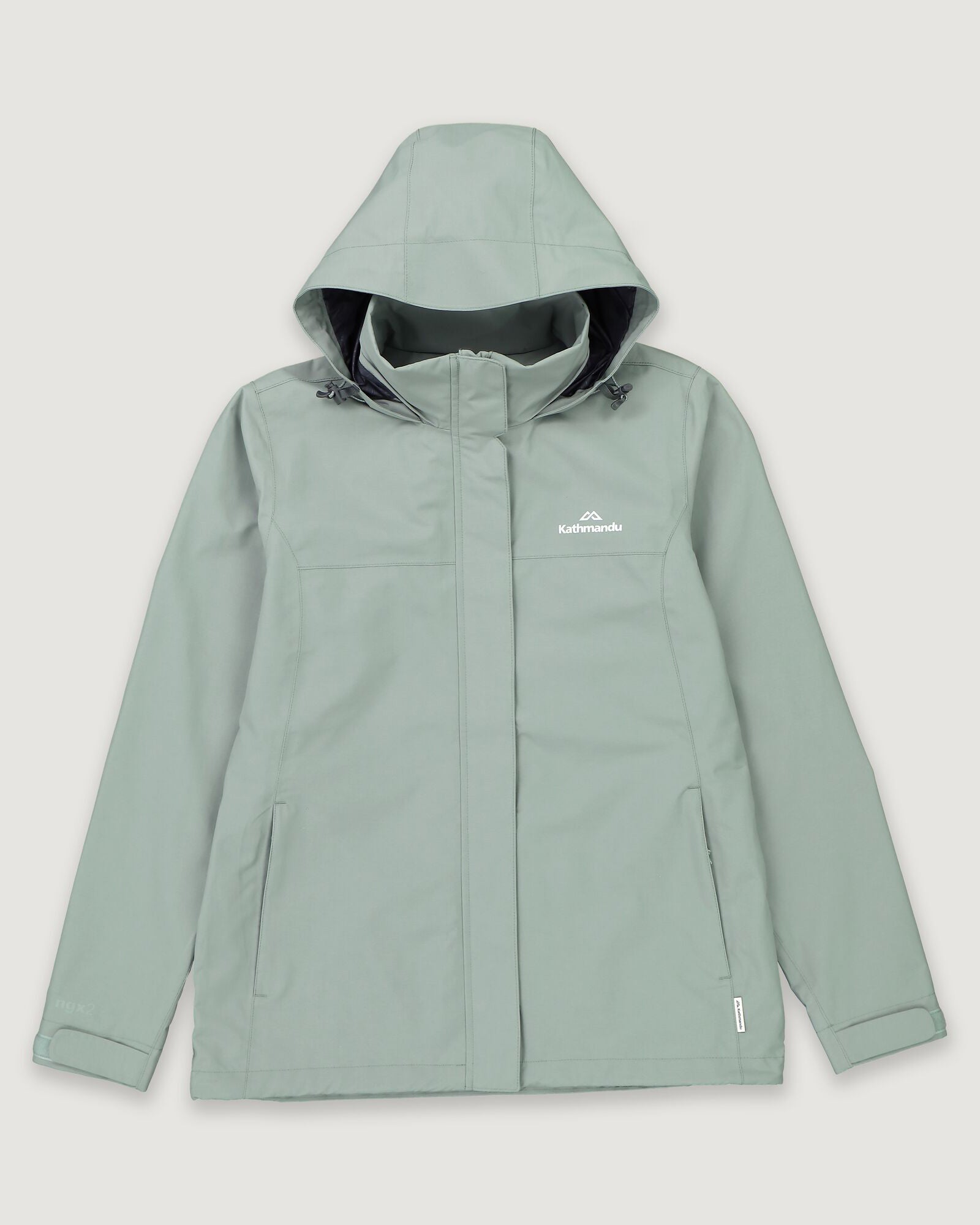 Women's Andulo 2-Layer Waterproof Rain Jacket - Lightweight Windproof Outdoor Coat for Hiking, Camping & Travel | Gum Tree Color