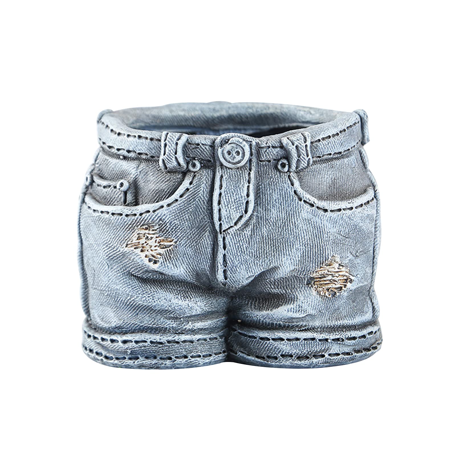HAOYUCE Pants-Shaped Flower Pot - Unique Resin Vase for Plants, Home & Office Decor - Perfect for Desktop, Garden & Indoor Plant Display