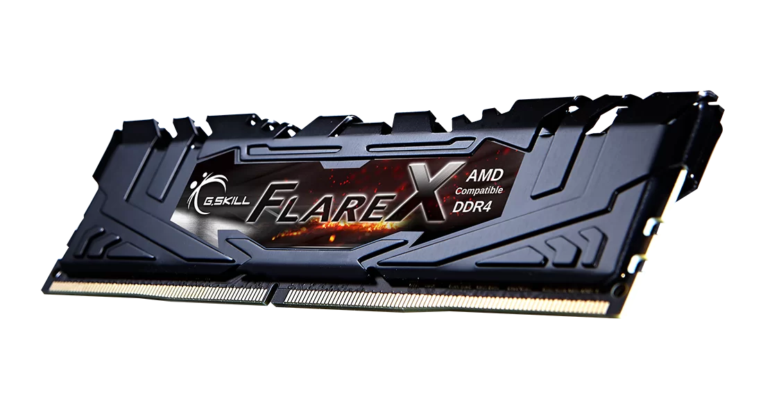 G.SKILL FLARE X 16GB (2x8GB) DDR4 3200MHz CL16 Desktop Memory RAM - Compatible with AMD Ryzen for Gaming PC & Workstation Builds
