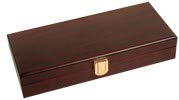 Premium DA VINCI Mahogany Wood Poker Chip Set - 300pcs 11.5g Casino Style Chips with 5 Dice - Professional Poker Accessories for Home Games, Casino Nights & Poker Tournaments
