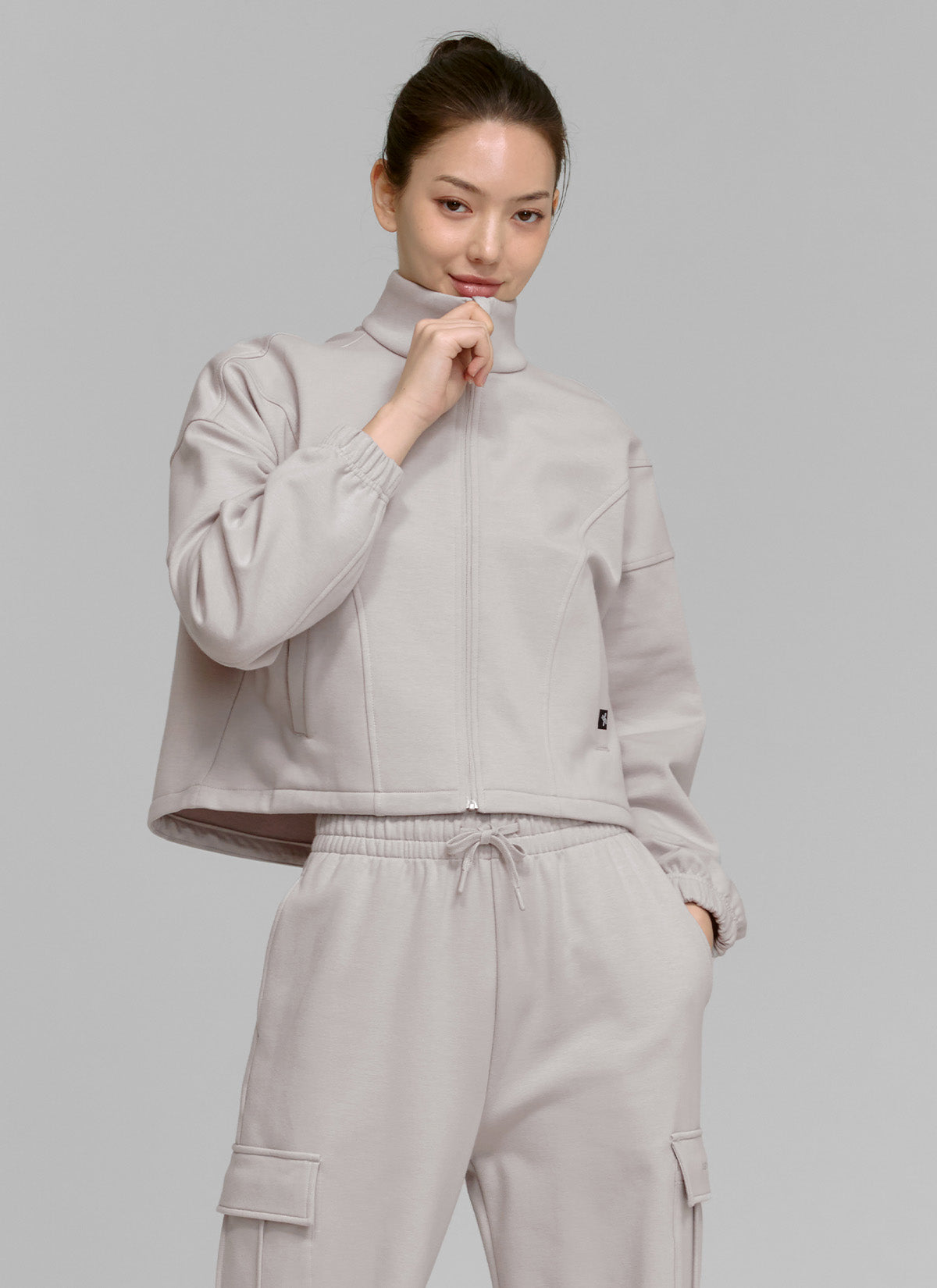 Soft Cotton Fluffy High Neck Zip Up Sweater for Women - Cozy Winter Pullover for Casual Outfits & Outdoor Activities