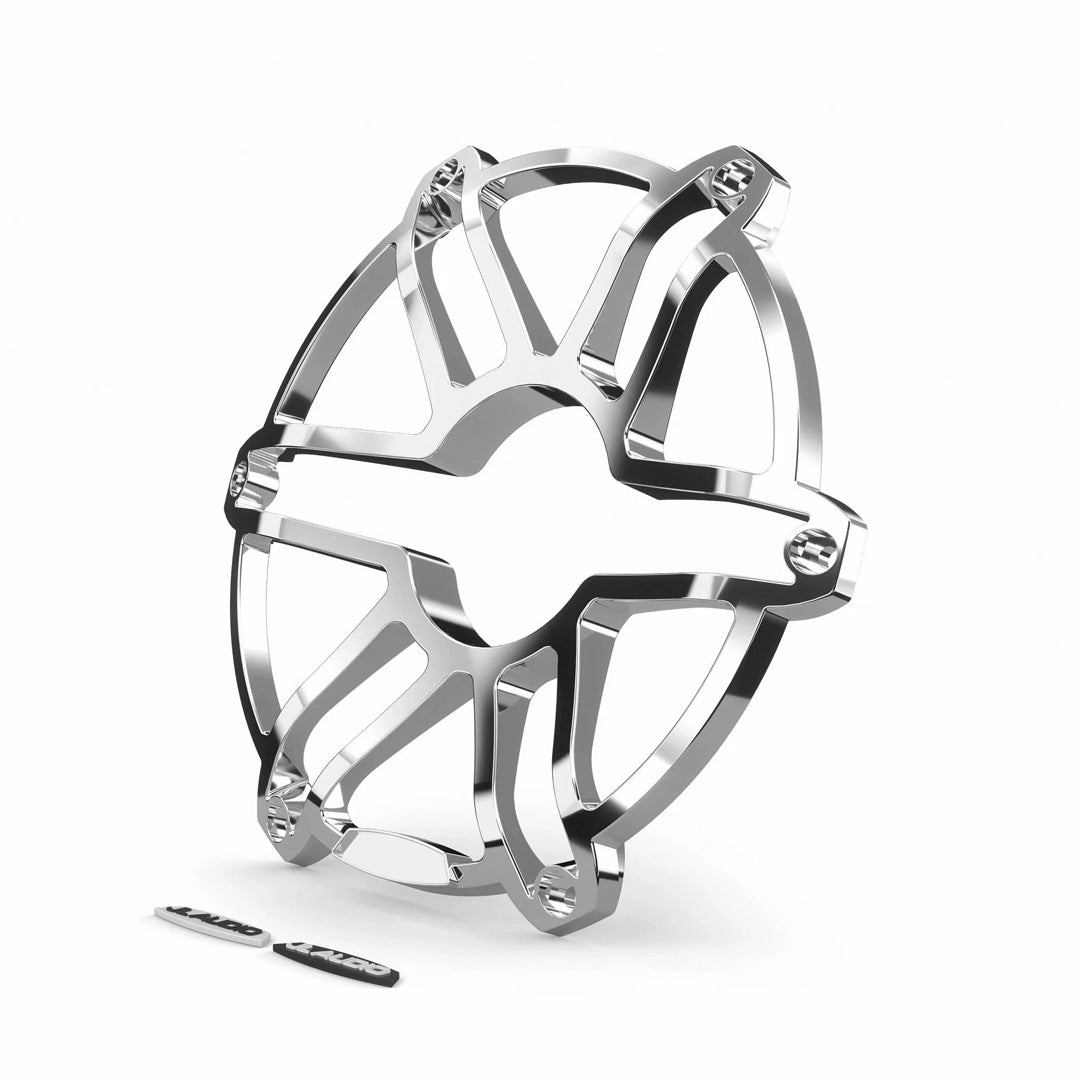 JL Audio M6 770SGI S Cr Marine Coaxial Speaker Grille Insert - 7.7 Inch Waterproof Boat Audio System for Marine & Outdoor Use - Perfect for Boats, Yachts & RVs