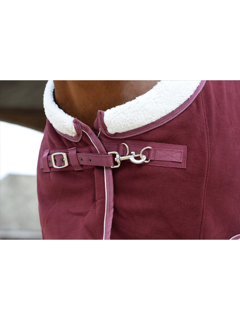Weatherbeeta Sherpa Fleece Cooler for Horses - Breathable & Comfortable Riding Blanket - Perfect for Cool Weather & Trail Riding