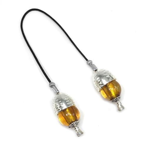 Gold Lampwork Round Glass -16 mm- Beads