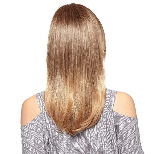 Rene of Paris Amore BRANDI Monofilament Wig & Wig Lift Comb Set - Golden Blonde Hairpiece for Women | Natural Look for Daily Wear, Cosplay & Special Occasions