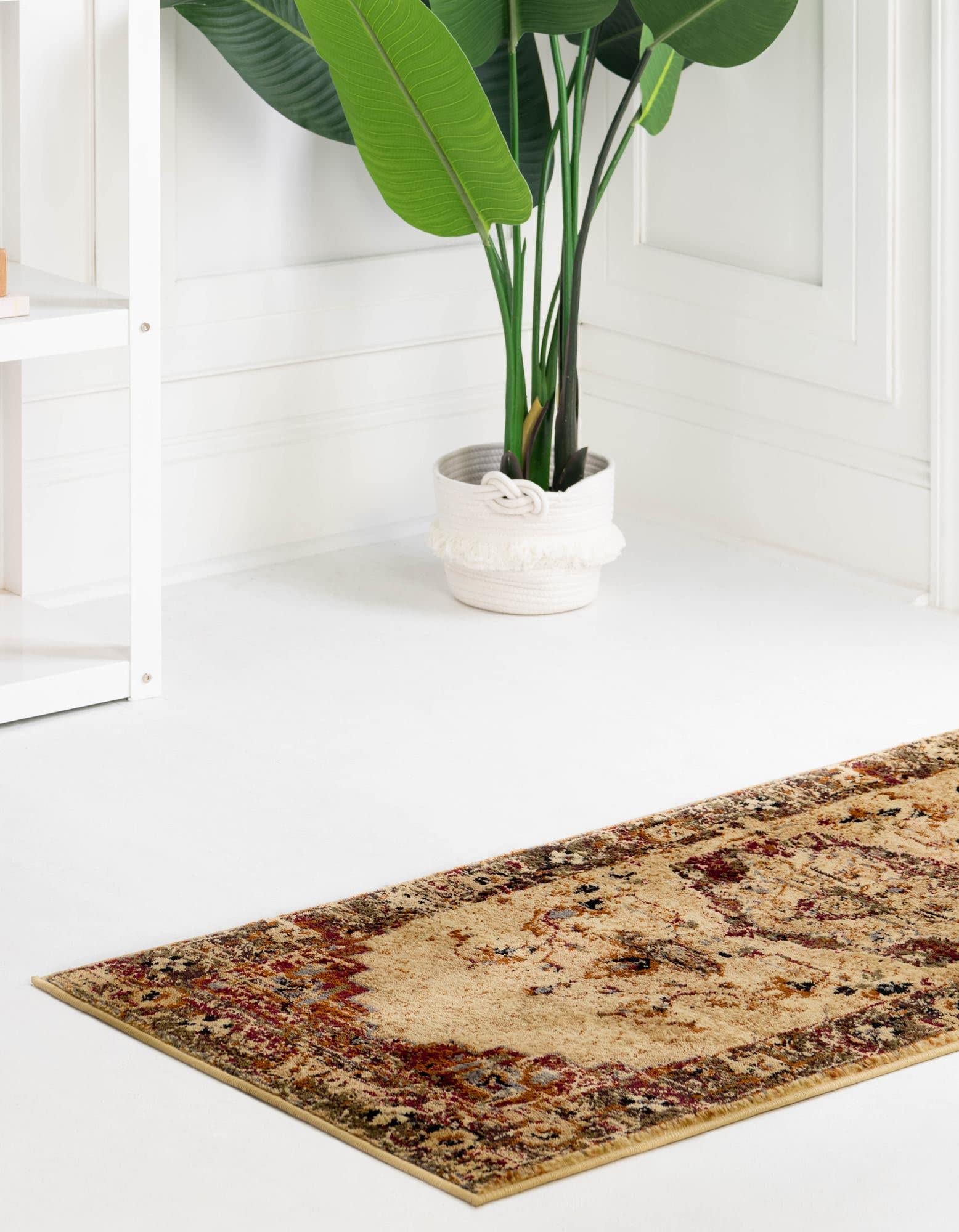 Unique Loom Saturn Collection Area Rug - Modern Geometric Runner (2'2