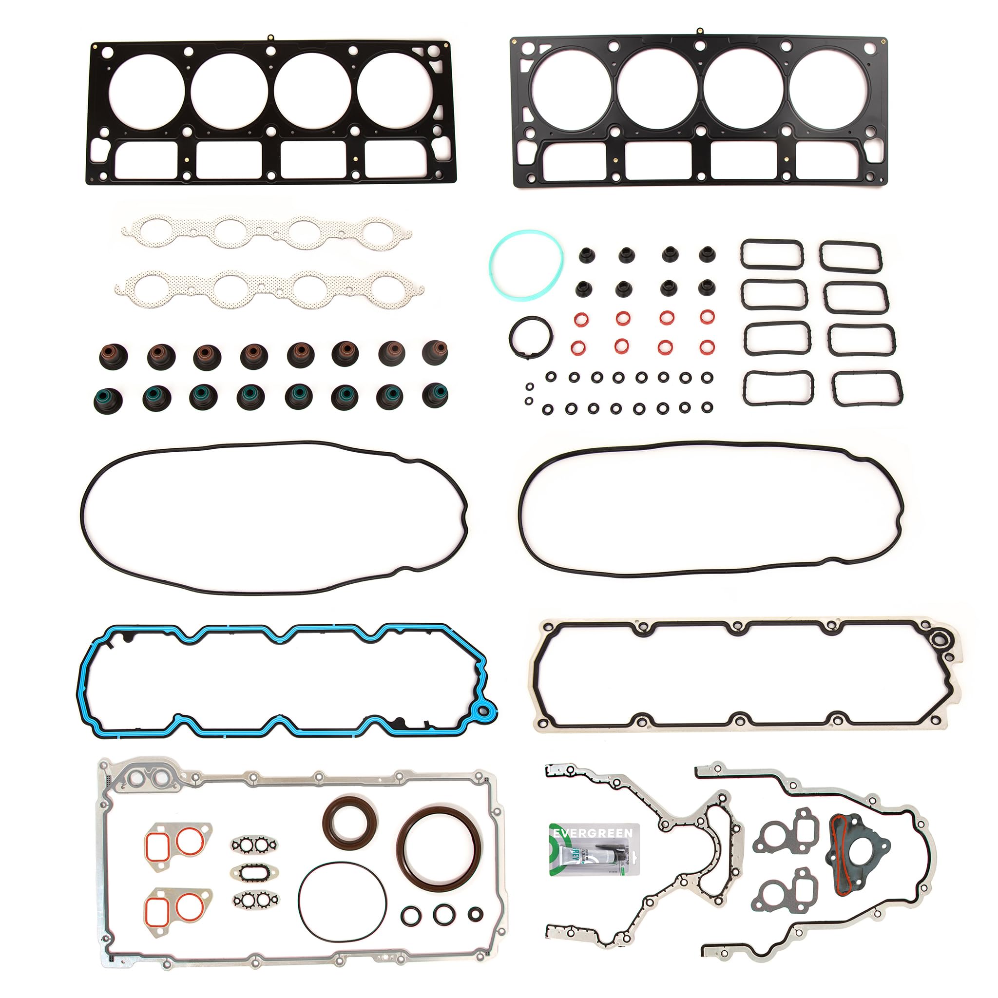 Full Gasket Set Compatible with 2008-2015 Chevrolet Camaro, Corvette SS & Pontiac G8 6.2L V8 Engine - Replacement for MA-9761320736 - Perfect for Engine Repair & Maintenance