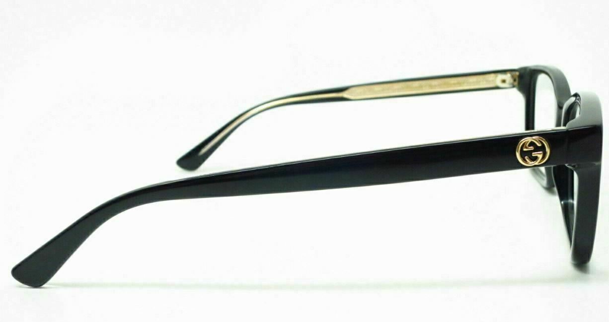 Gucci GG 0312 O 001 Black Eyeglasses for Men & Women - Stylish Designer Sunglasses for Everyday Wear, Driving & Outdoor Activities
