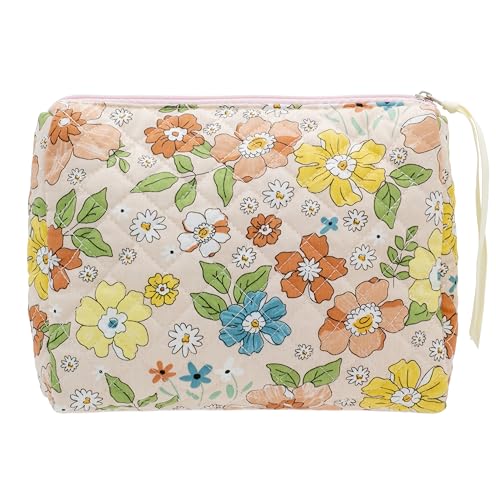 Pouch-Floral Orange