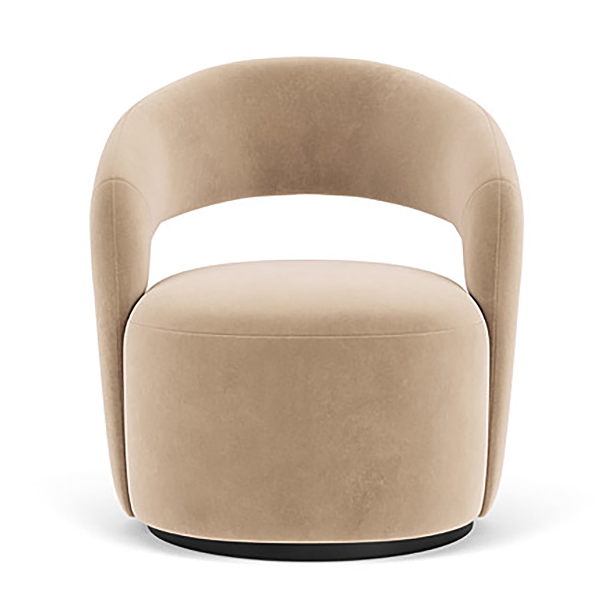 Luxury Velvet Swivel Armchair - Modern Accent Chair for Living Room, Bedroom & Office - Soft Upholstered Lounge Chair with 360° Rotation - Perfect for Reading, Relaxing & Home Decor