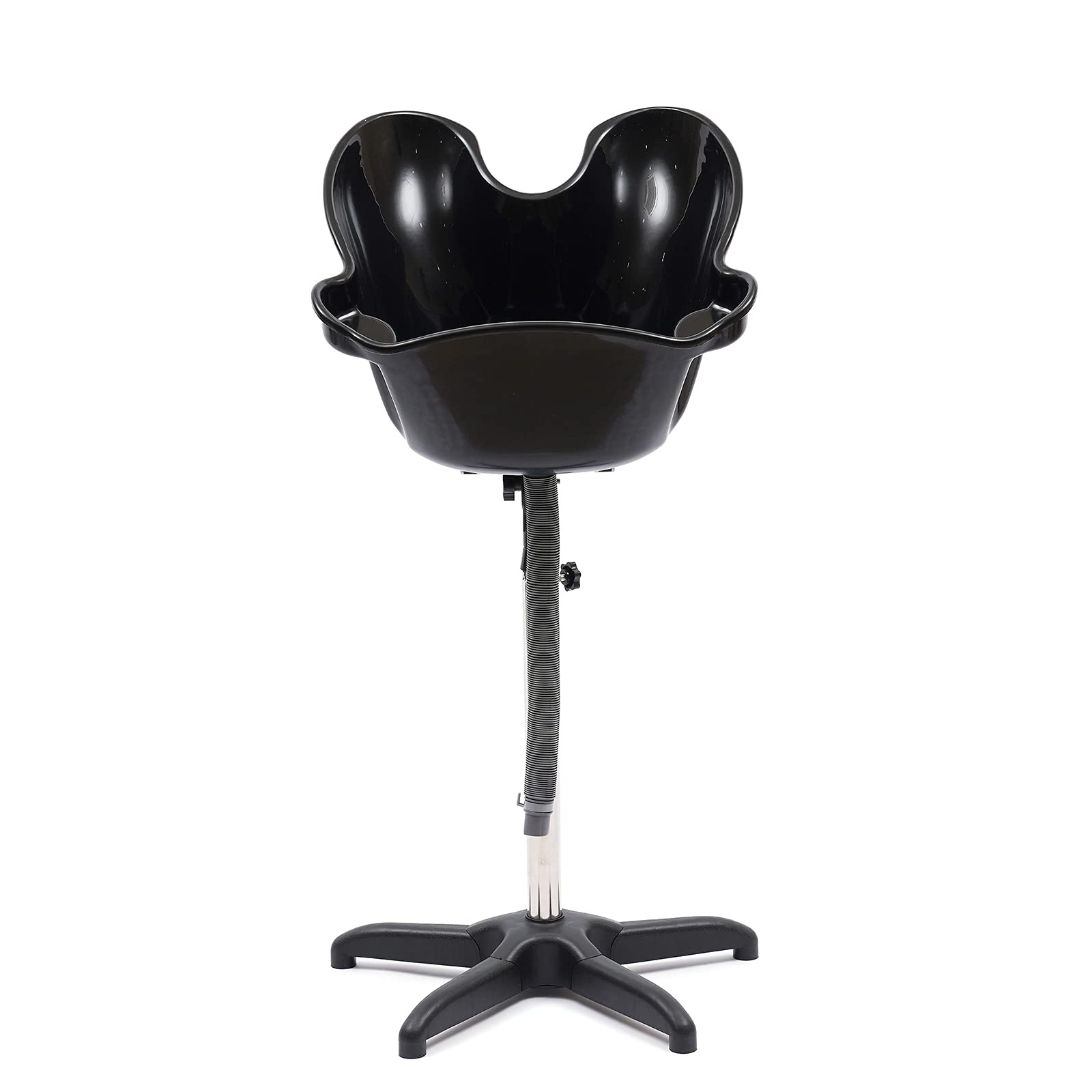 Adjustable Portable Shampoo Bowl Basin with Drain Hose - Height Adjustable Backwash Sink for Home Salon & Professional Hair Washing - Perfect for Hair Treatments, Washing, and Styling at Home or Beauty Salons