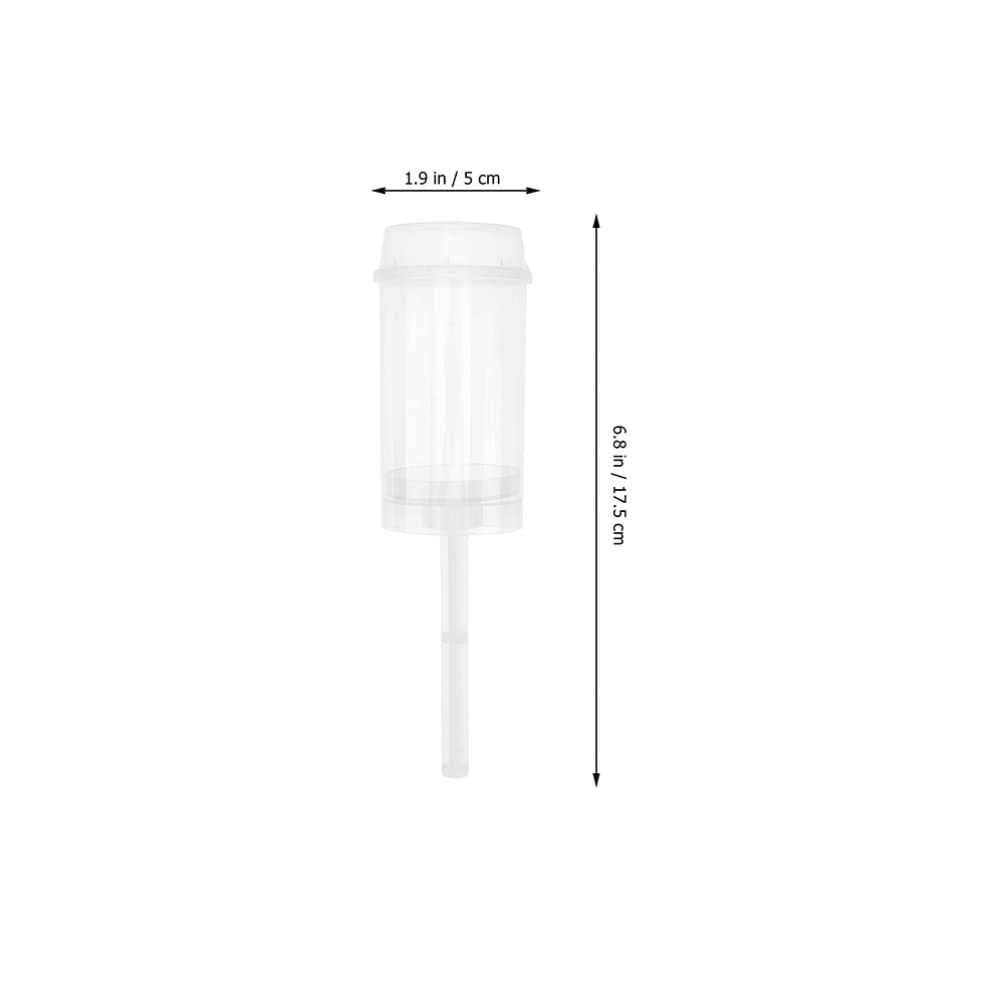 HEMOTON 40pcs Clear Plastic Push Up Cake Cones - Reusable Confetti Cake Containers, Baked Food Pushers for Desserts, Organic Candies, Party Treats | Perfect for Birthday Parties, Weddings, Baby Showers & DIY Dessert Displays