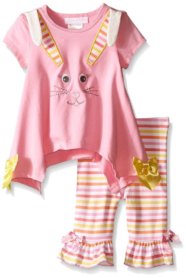 Bonnie Baby Girls' 2-Piece Knit Set - Playwear for Toddlers