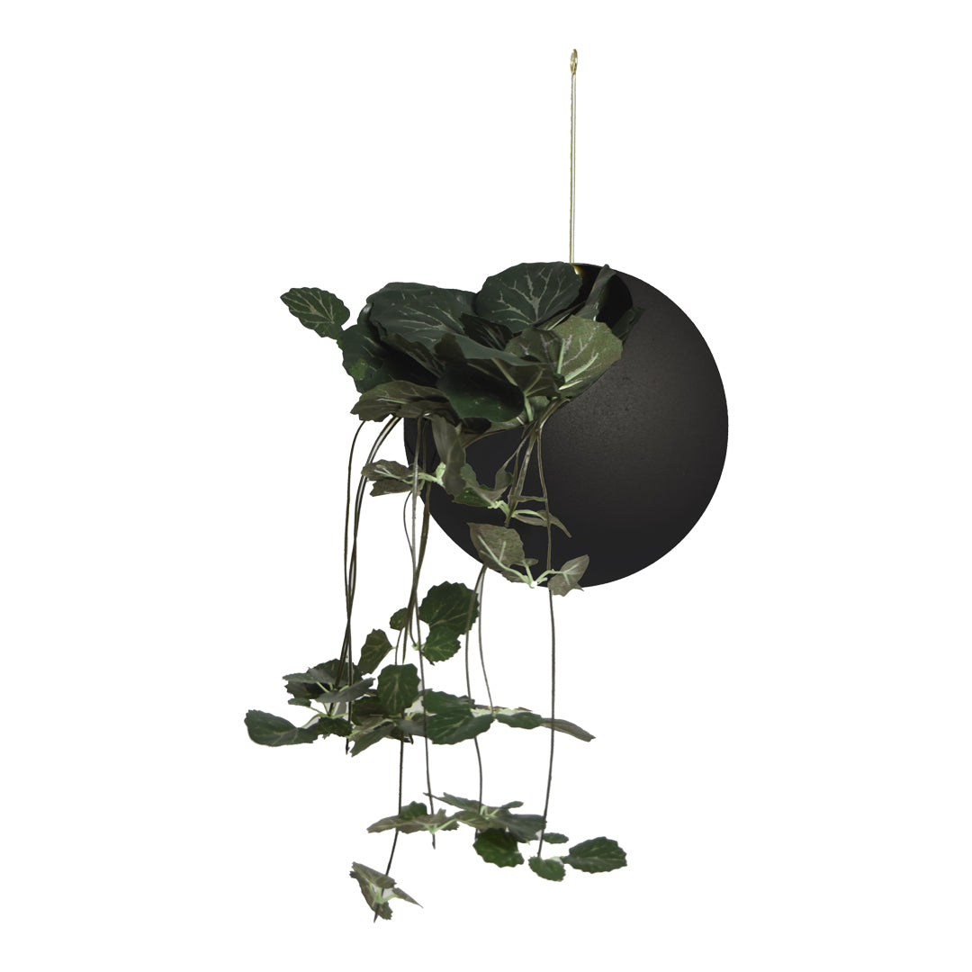 Hanging Globe Flower Pot Set of 4 - Small Decorative Planters for Indoor & Outdoor Plants - Perfect for Balcony, Garden, and Home Decor