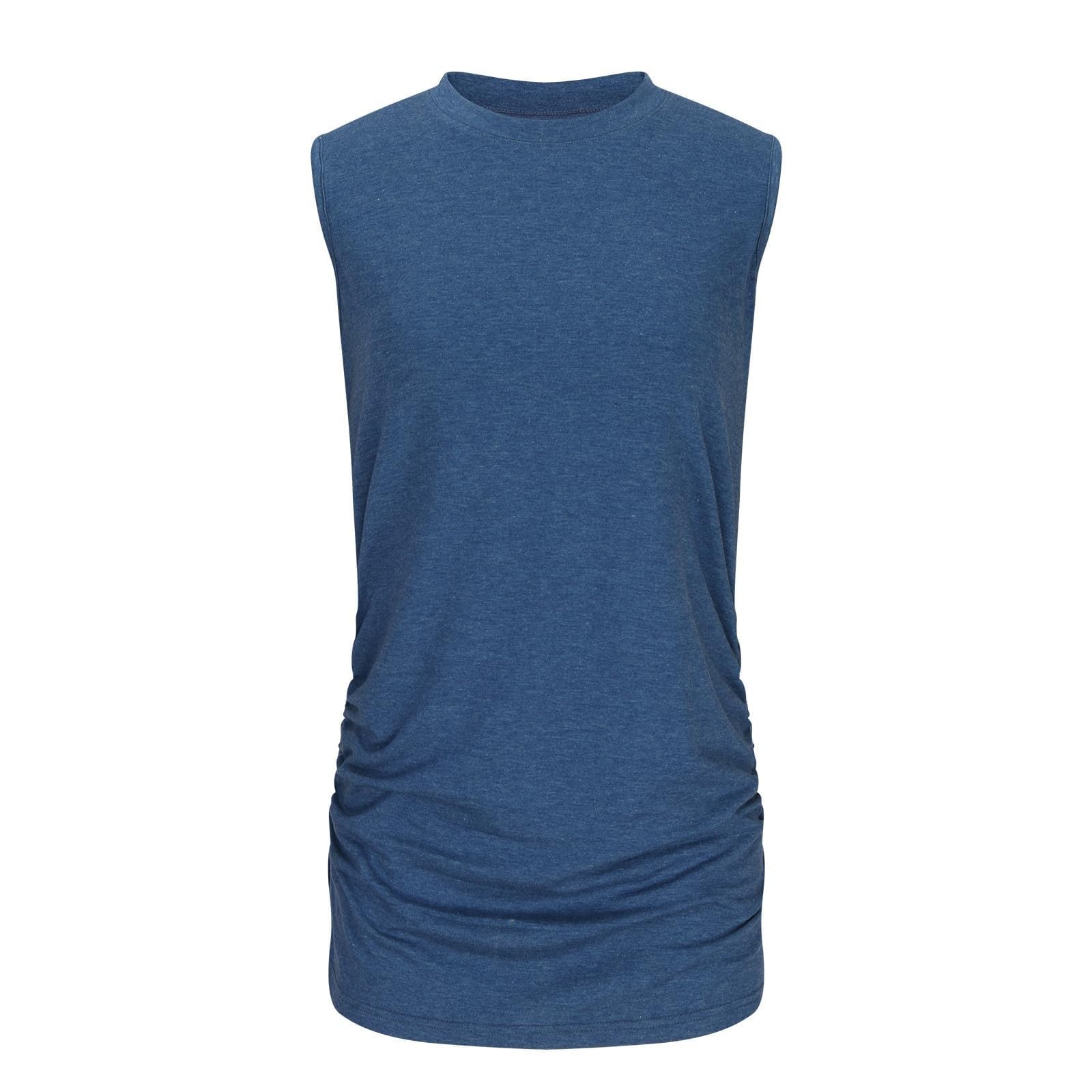 Women's Summer Tops - Sleeveless Loose Casual Tunic Tees & Basic Tank Tops | Crewneck Blouses for Beach, Travel & Everyday Wear
