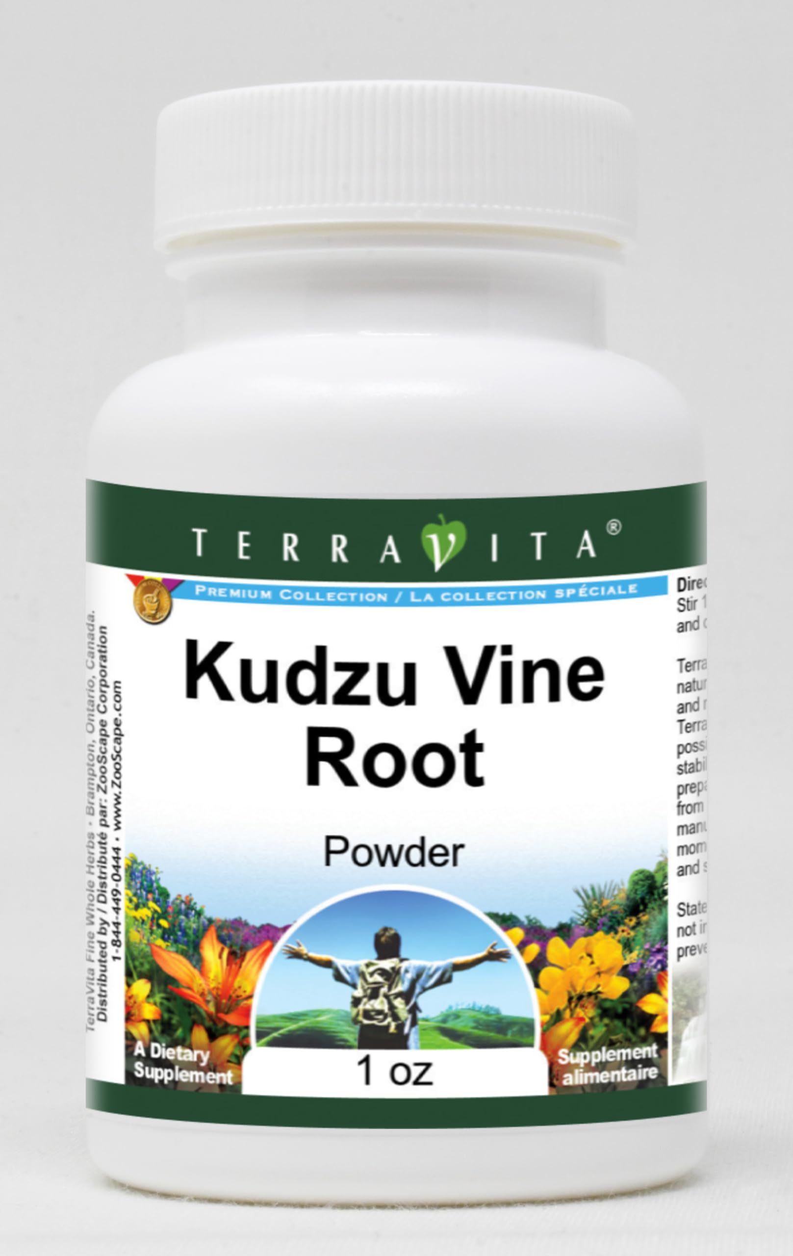 Organic Kudzu Root Powder 1 oz (ZIN: 511859) - Natural Herbal Supplement for Digestion & Stress Relief - Perfect for Smoothies, Tea & Traditional Chinese Medicine