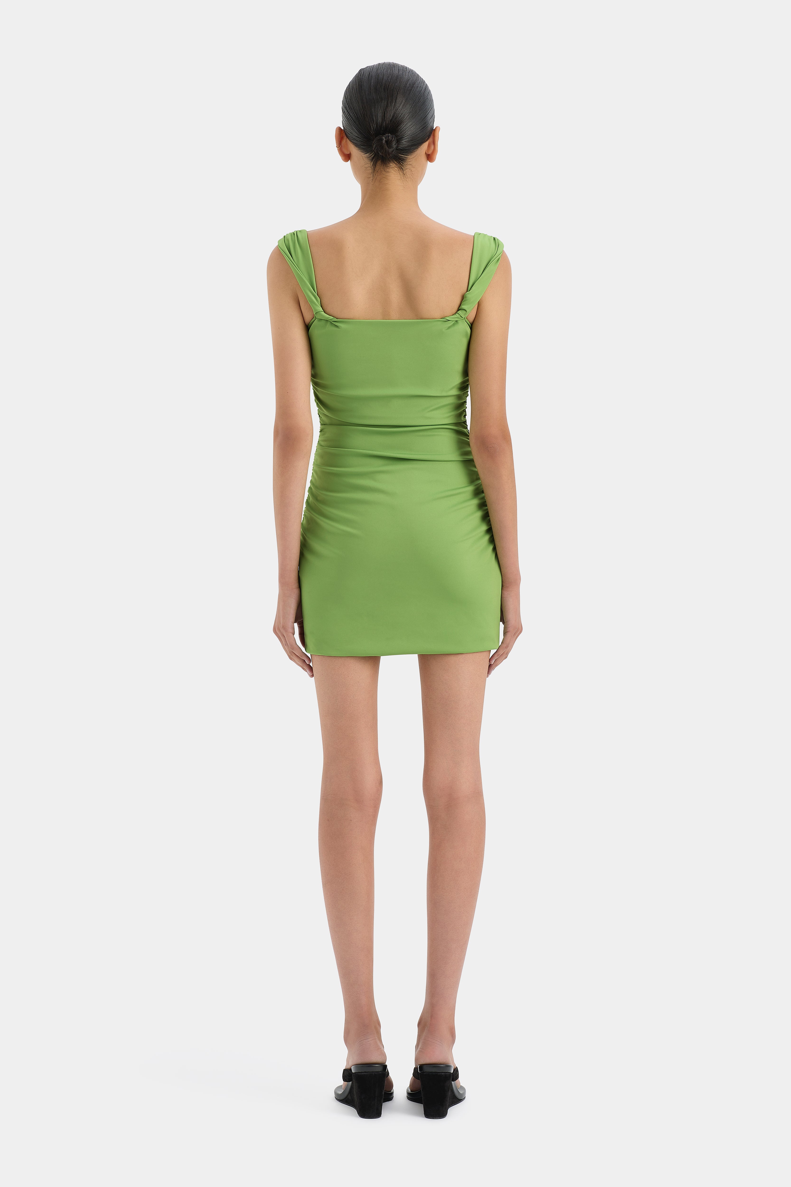 Elm Twist Mini Dress for Women - Elegant Flowy Summer Dress with Floral Print, Perfect for Beach, Party & Date Night