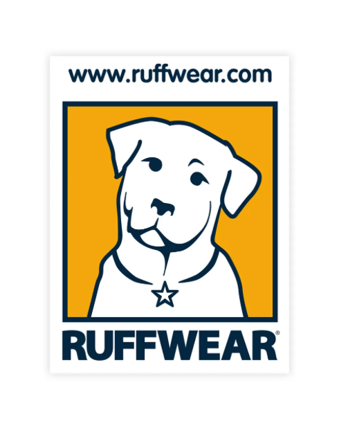 Ruffwear Brand Promotional Sticker 5 x 8 cm | Durable Vinyl Decal for Laptops, Water Bottles & Outdoor Gear | Dog Lover Merchandise