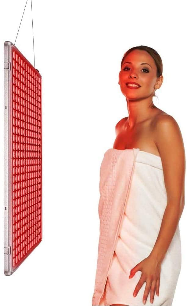 Red Light Therapy Device for Face & Body - High Power 660nm Infrared Light Panel for Skin Health & Anti-Aging | Home Spa & Pain Relief Treatment