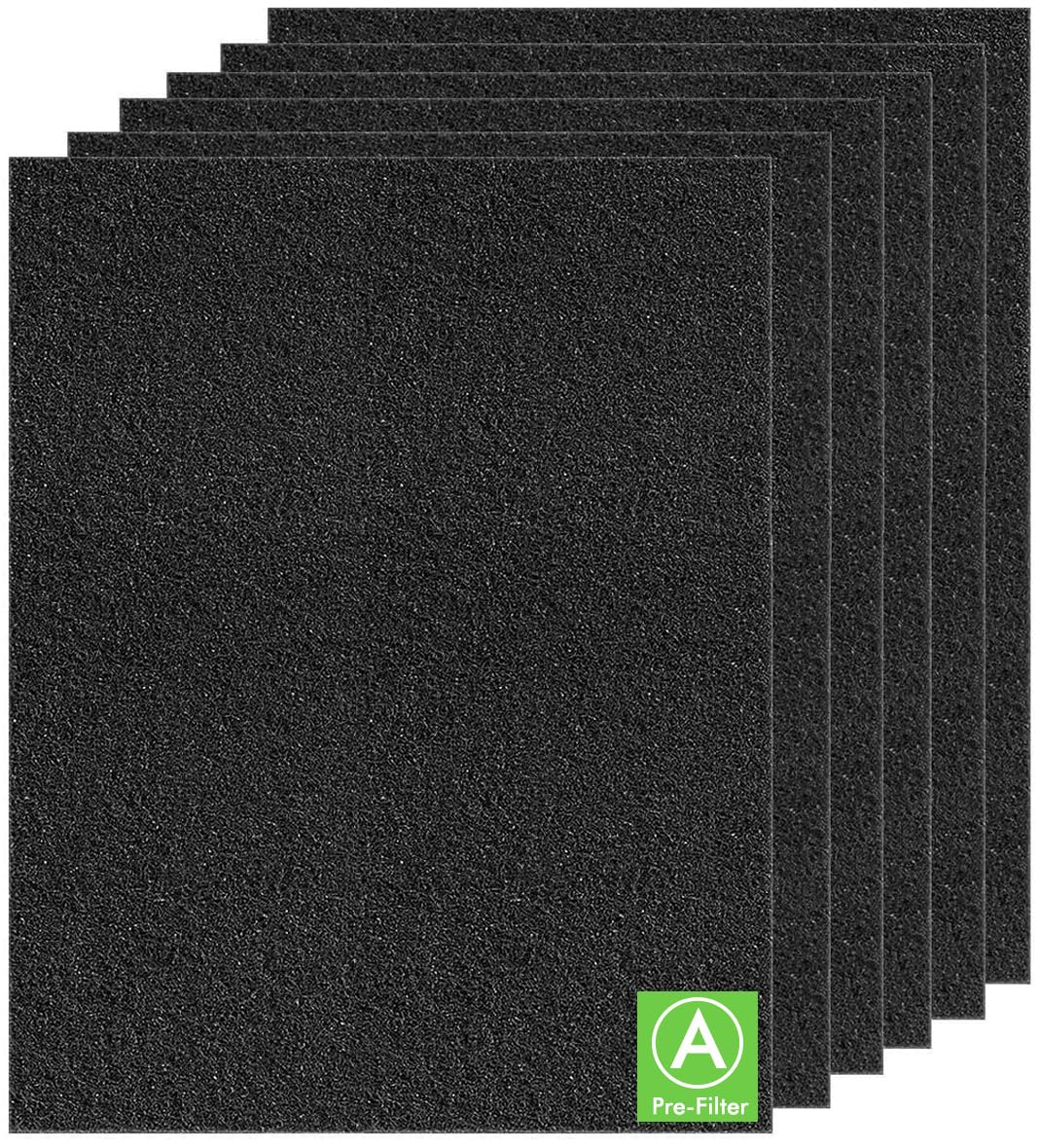 Honeywell HPA300 Compatible Activated Carbon Pre-Filter (6 Pack) – Advanced Replacement for Air Purifier, Easy Installation | Ideal for Home, Office & Allergy Relief