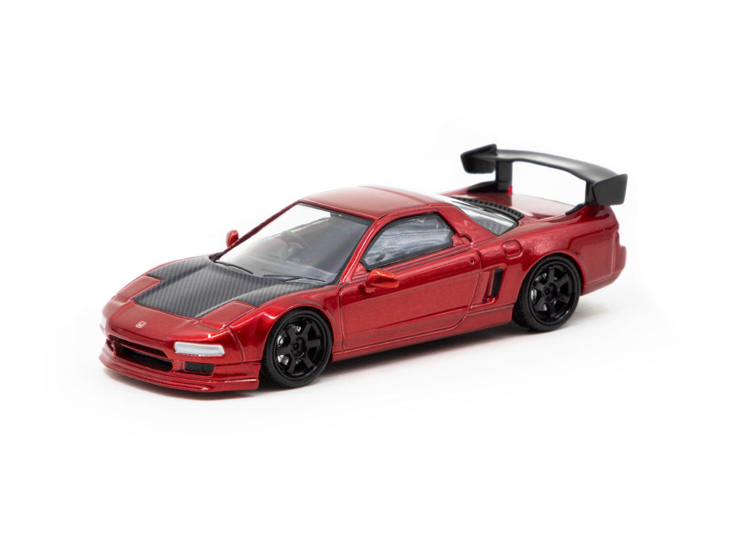 1/64 Scale Honda NSX (NA1) Diecast Model Car - Red Metallic Finish - Perfect for Collectors, Display, and Racing Enthusiasts