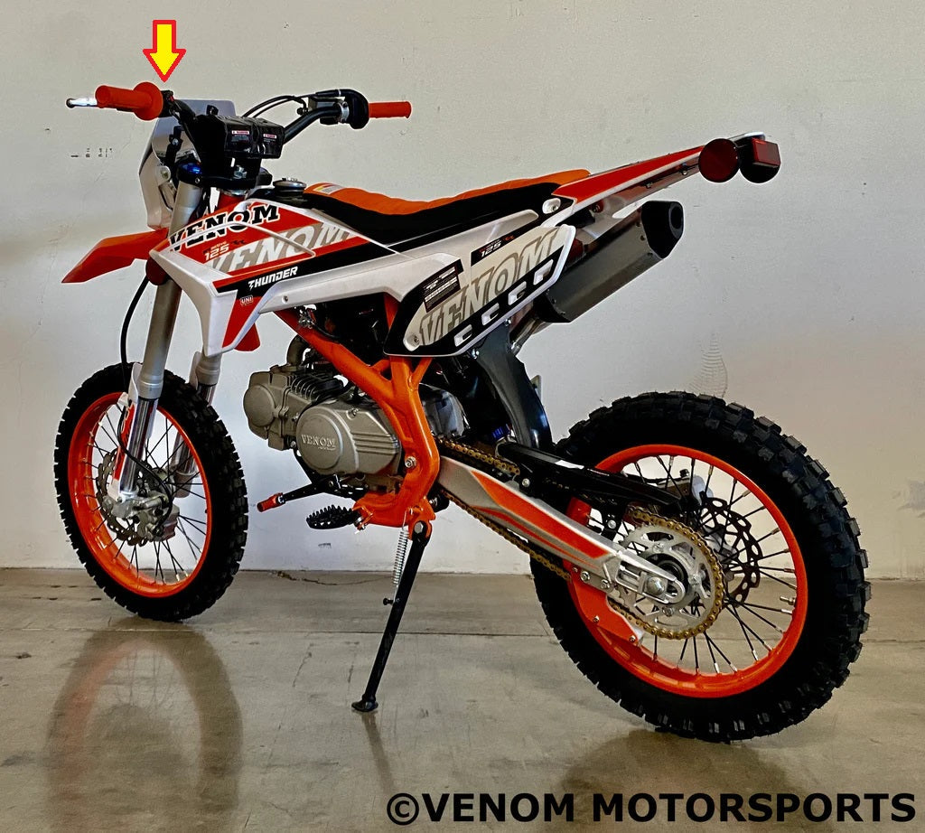 Venom Thunder 125cc Dirt Bike Clutch Lever Dust Cover (310018008002) - Durable Motorcycle Protection for Off-Road Riding & Trail Adventures