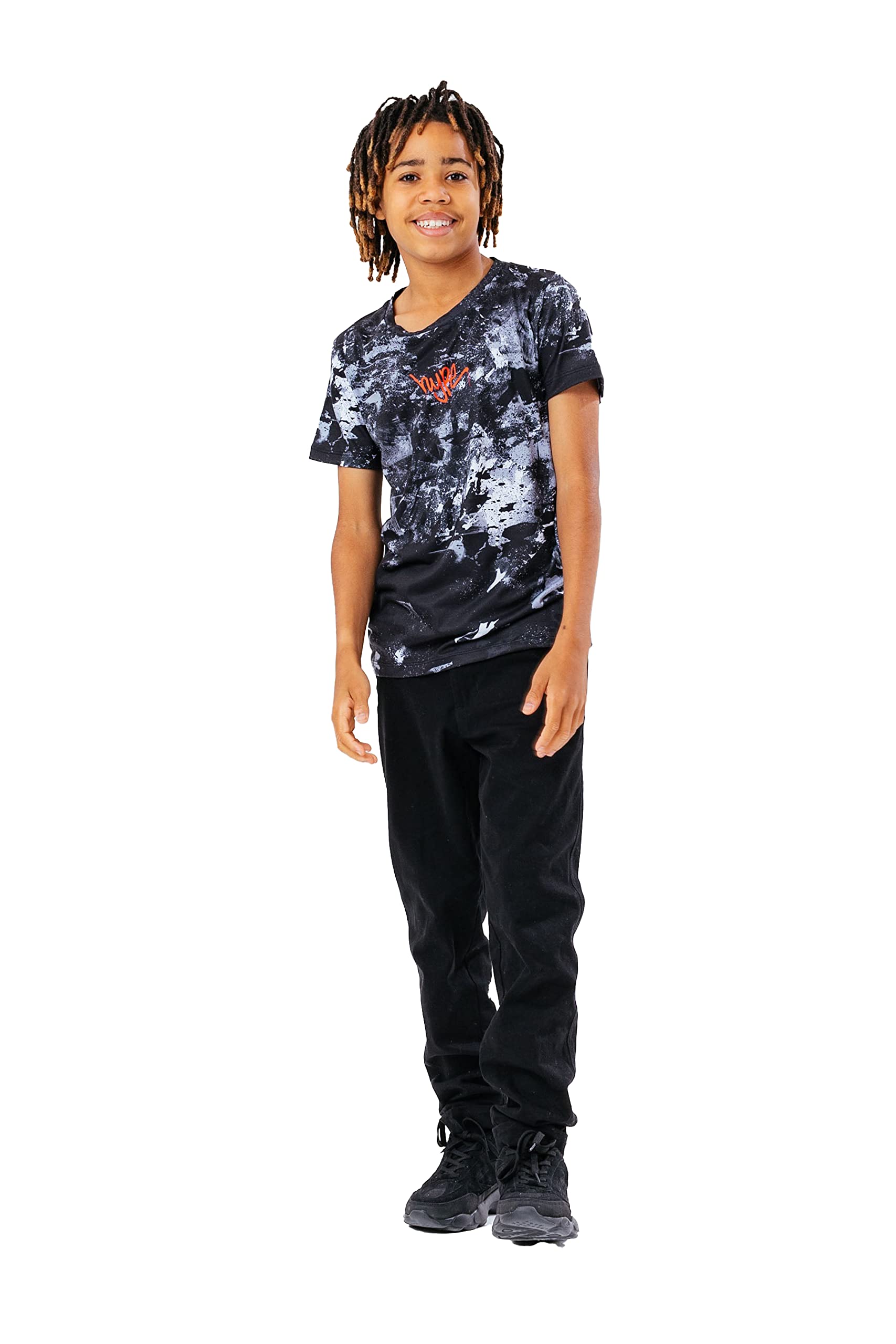 Trendy Kids Script T-Shirt - Cute & Comfortable Cotton Tee for Boys & Girls - Perfect for School, Playdates & Family Outings