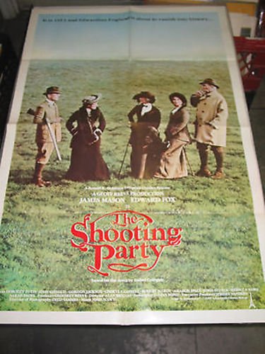 Original U.S. Movie Poster - SHOOTING PARTY Starring James Mason - Vintage One Sheet Film Poster - Classic Cinema Collectible - Perfect for Movie Memorabilia Collections & Home Theater Decor