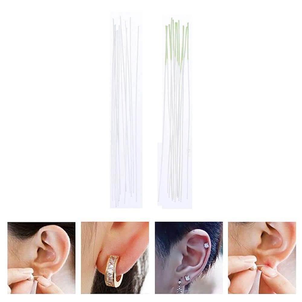White Ear Piercing Cleaner Solution - Gentle Earring Hole Floss for Aftercare & Nourishment | Hypoallergenic Piercing Care for Women | Tattoo & Body Jewelry Supplies | Perfect for Daily Hygiene & Fresh Piercing Maintenance
