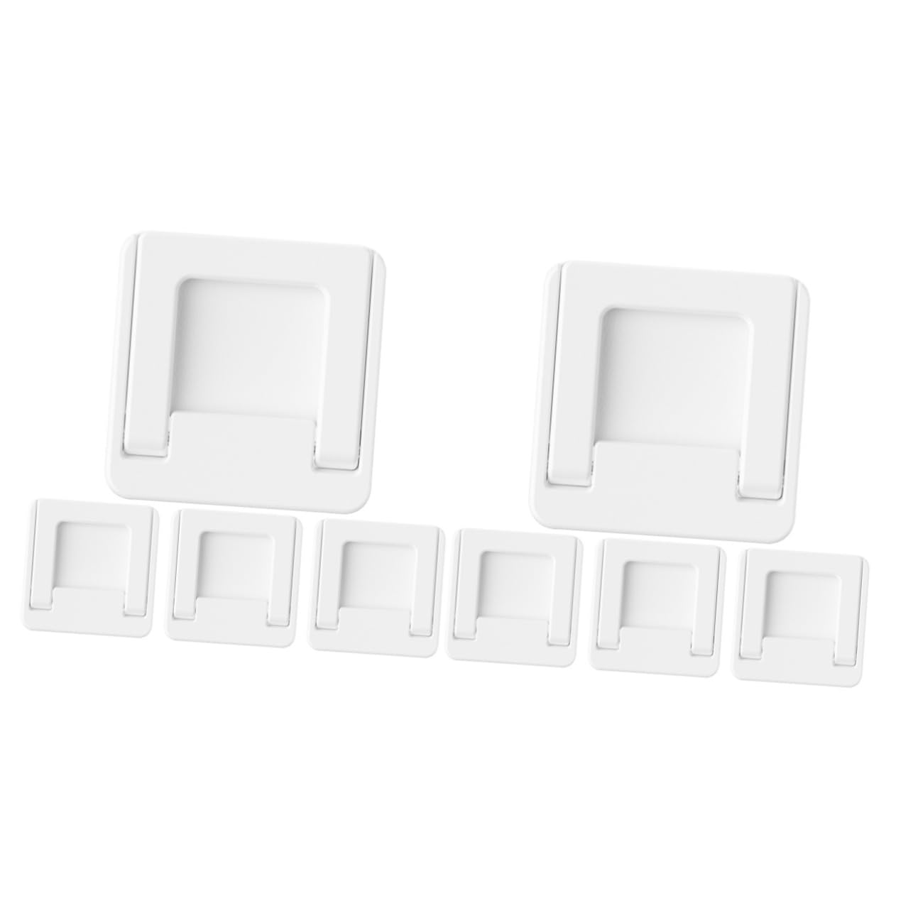 VICASKY 8-Piece Childproof Window & Door Lock Set - ABS White Baby Safety Locks, Corner Protectors for Toddler Home Security - Perfect for Sliding Windows, French Doors & Sharp Furniture Corners
