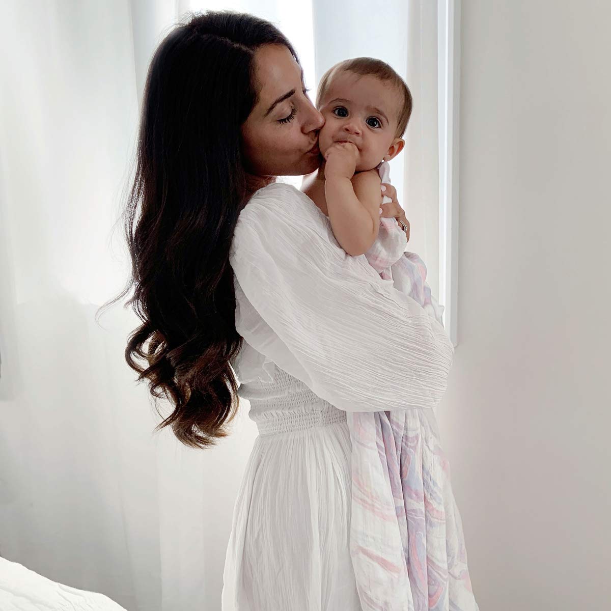 Aden + Anais Silky Soft Swaddle Blanket - 3 Pack Boutique Muslin Baby Blankets for Newborns & Infants | Ultra Breathable & Gentle for Girls & Boys | Perfect Baby Shower Gift & Nursery Essential | Ideal for Swaddling, Stroller, Nursing & Playtime