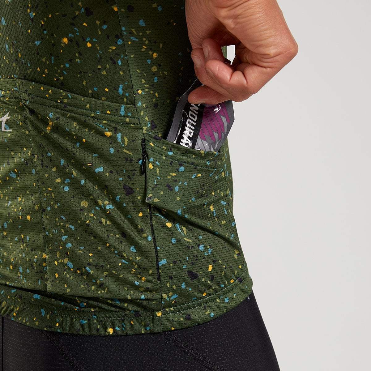Men's Recon Cycling Jersey - Breathable & Moisture-Wicking Performance Bike Shirt for Road & Mountain Biking | Spruce Green Outdoor Sports Apparel