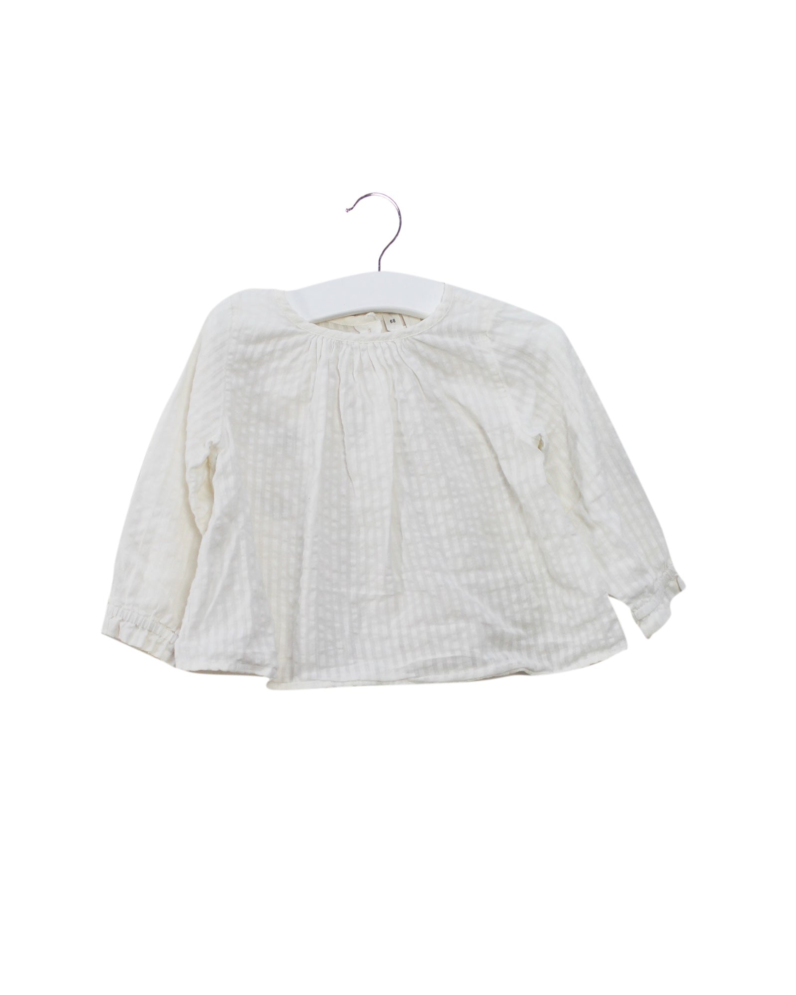 Arket Women's Long Sleeve T-Shirt - Soft Cotton Basic Top for Everyday Wear (Size 3-6 Months) - Perfect for Baby Outfits, Casual Wear & Photo Shoots