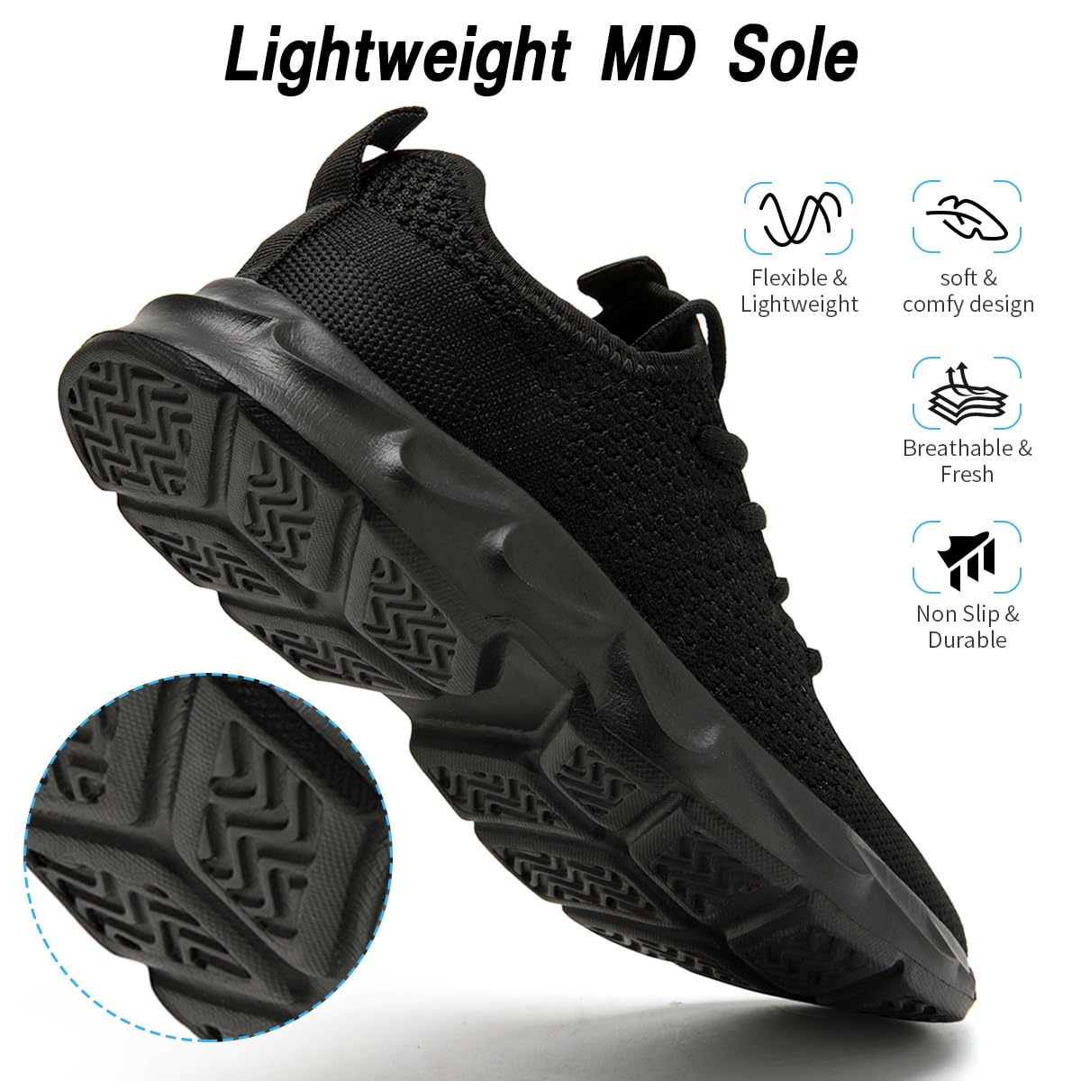 Women's Lightweight Breathable Running Shoes - Non-Slip Gym Sneakers for Workout, Sports, Walking & Tennis | Perfect for Jogging, Training & Casual Wear