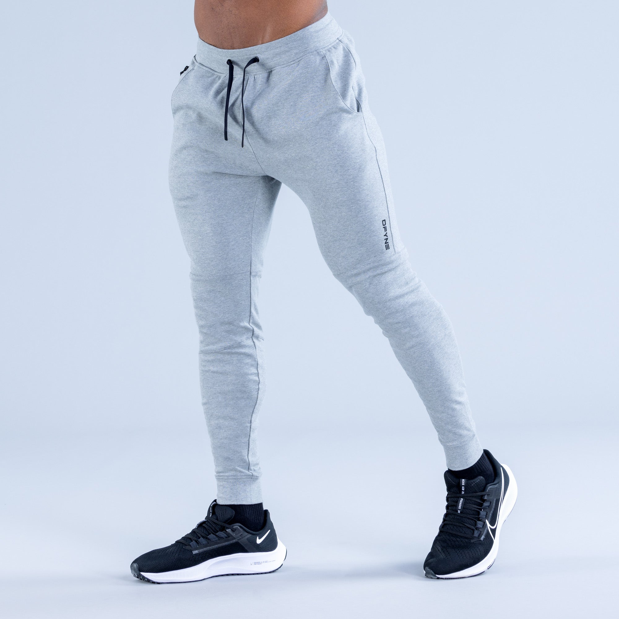 Stealth Tapered Jogger Pants for Men - Lightweight Comfortable Workout & Lounge Pants - Perfect for Gym, Running, Yoga and Casual Wear