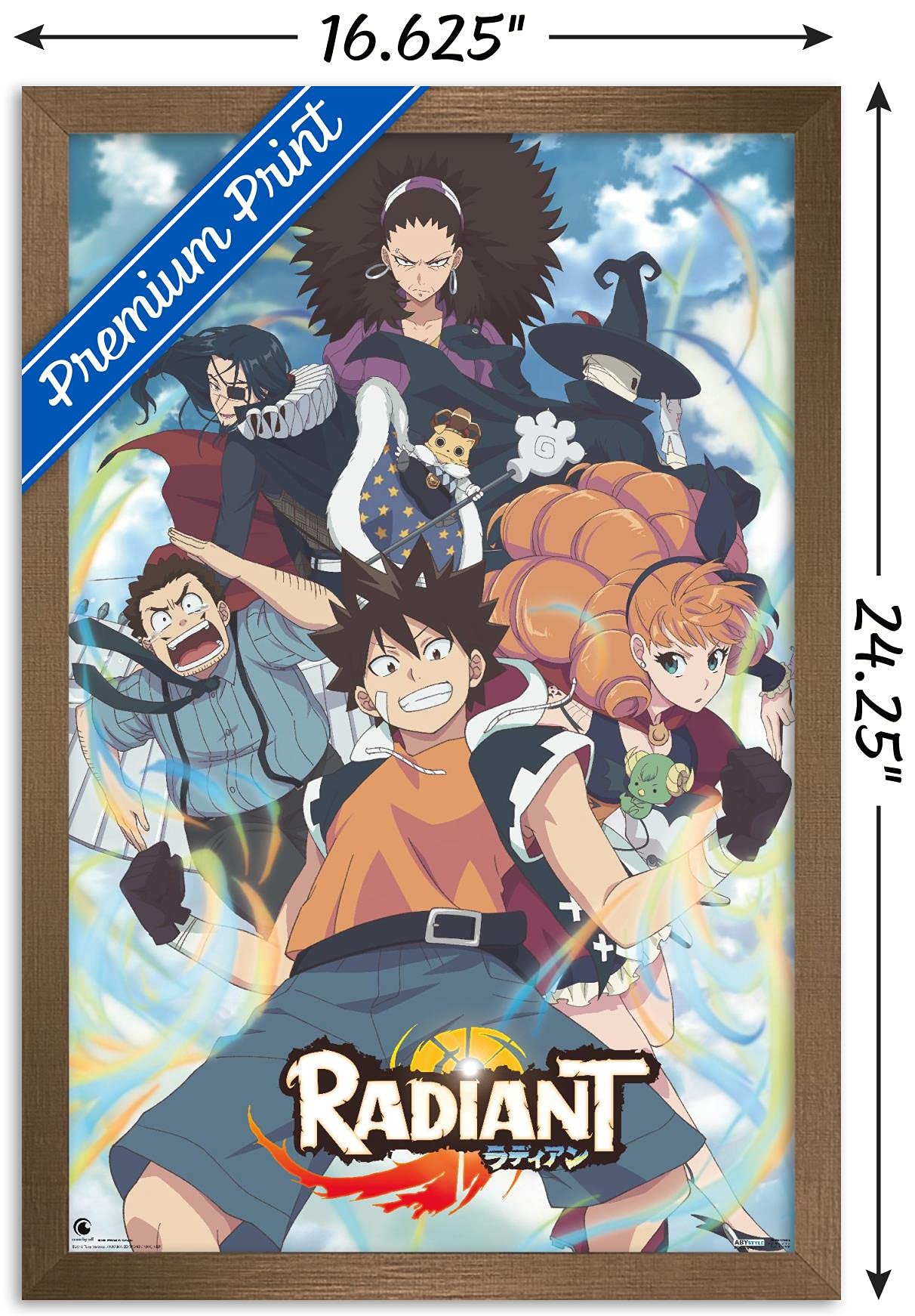 Trends International Radiant Bronze Framed Wall Poster - 22.4
