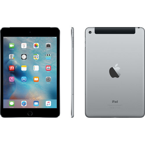 Apple iPad mini 4 128GB WiFi + 4G LTE Space Gray - Portable Tablet for Work, Travel & Entertainment