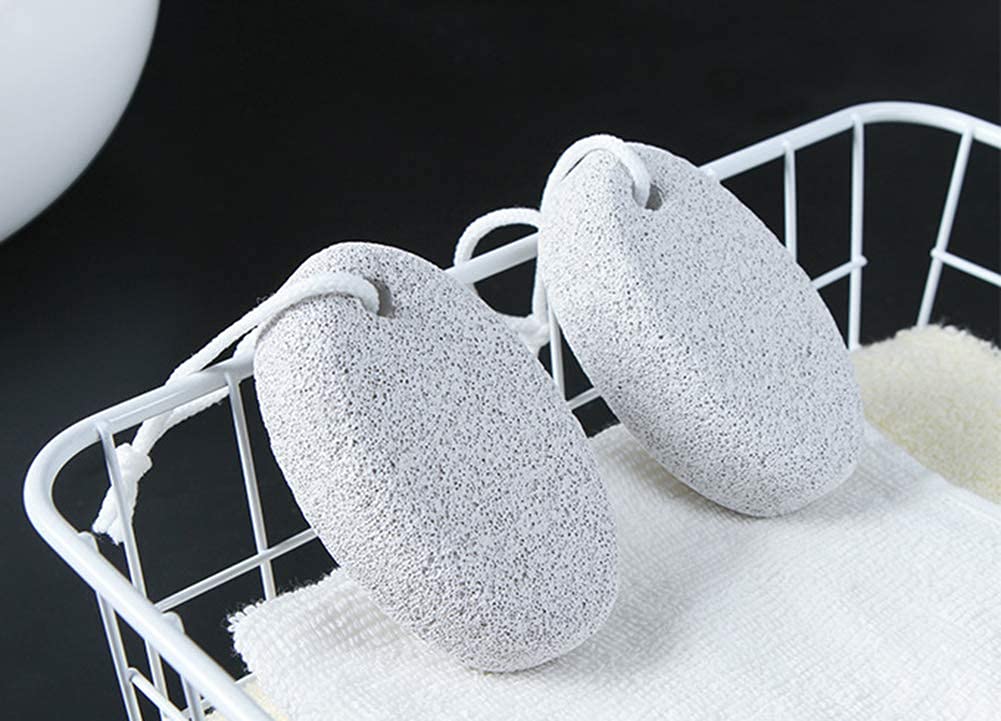 FAMEZA 2 Pack Foot Grinding Stone for Dead Skin & Callus Removal - Pedicure Tool for Smooth Feet - Perfect for Home Spa, Pedicure & Foot Care Routine