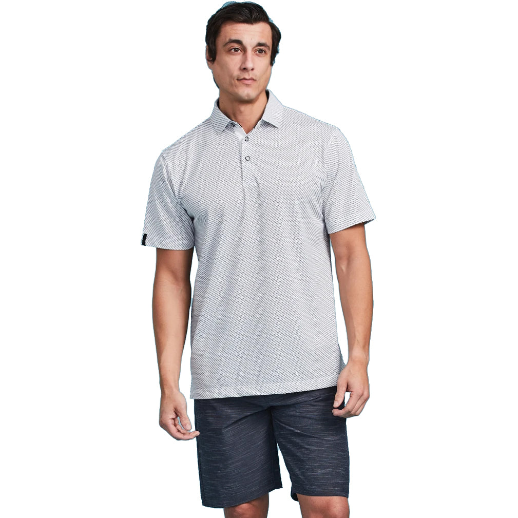 Devereux Boardwalk Men's Golf Polo Shirt - Moisture Wicking, UV Protection & Breathable Fabric for Golf, Casual Wear & Outdoor Activities