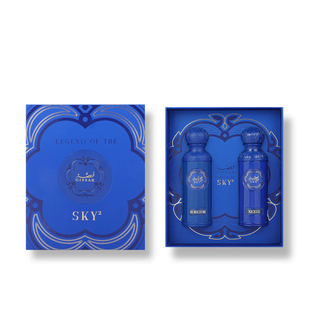 Legend of the Sky Him Eau de Parfum Set - 2 x 90ml Luxury Men's Cologne Gift Set for Daily Wear & Special Occasions