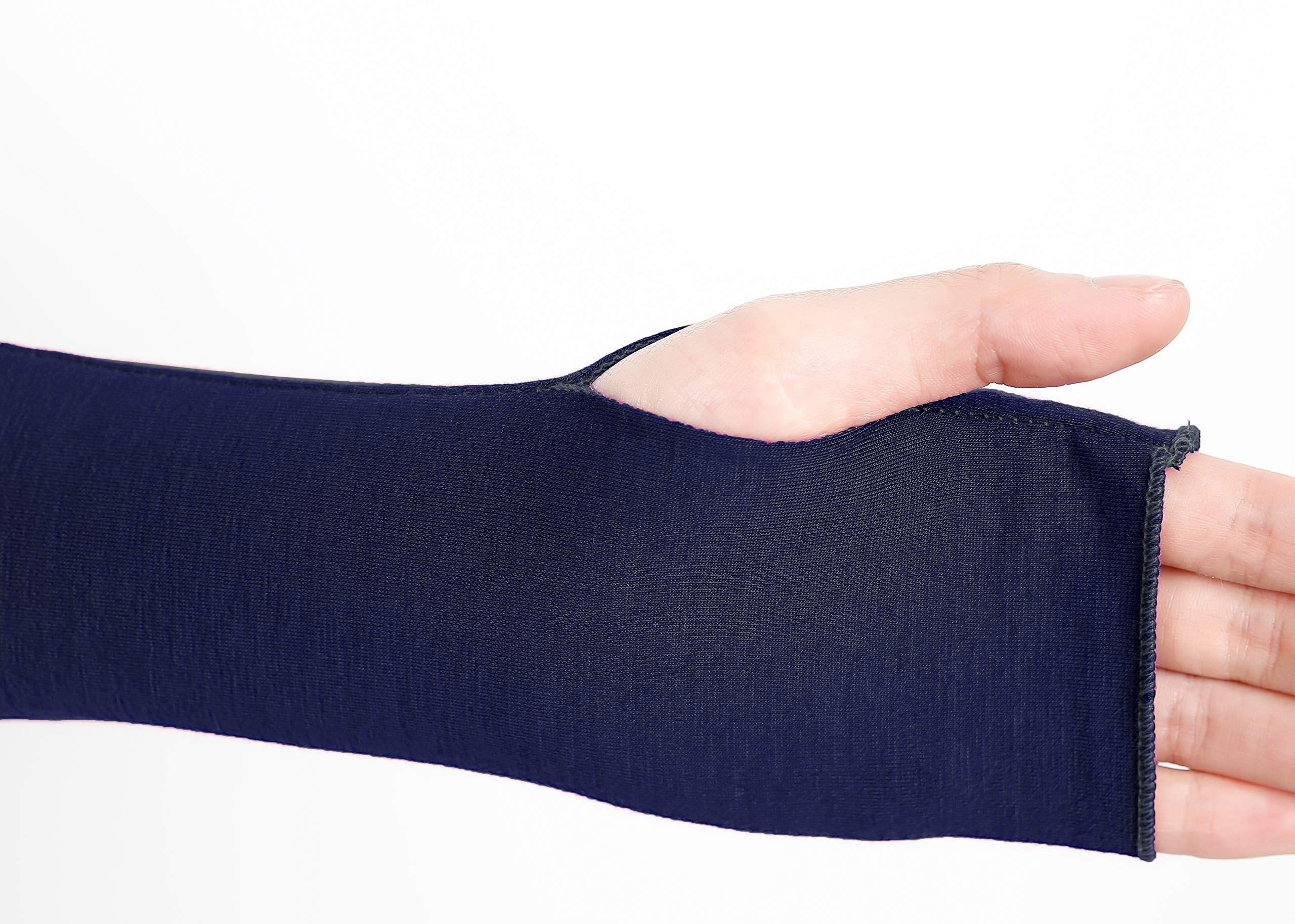 V28 Women's Stretchy Long Sleeve Fingerless Gloves - Soft Touch Screen Gloves for Running, Cycling & Outdoor Activities in Cold Weather