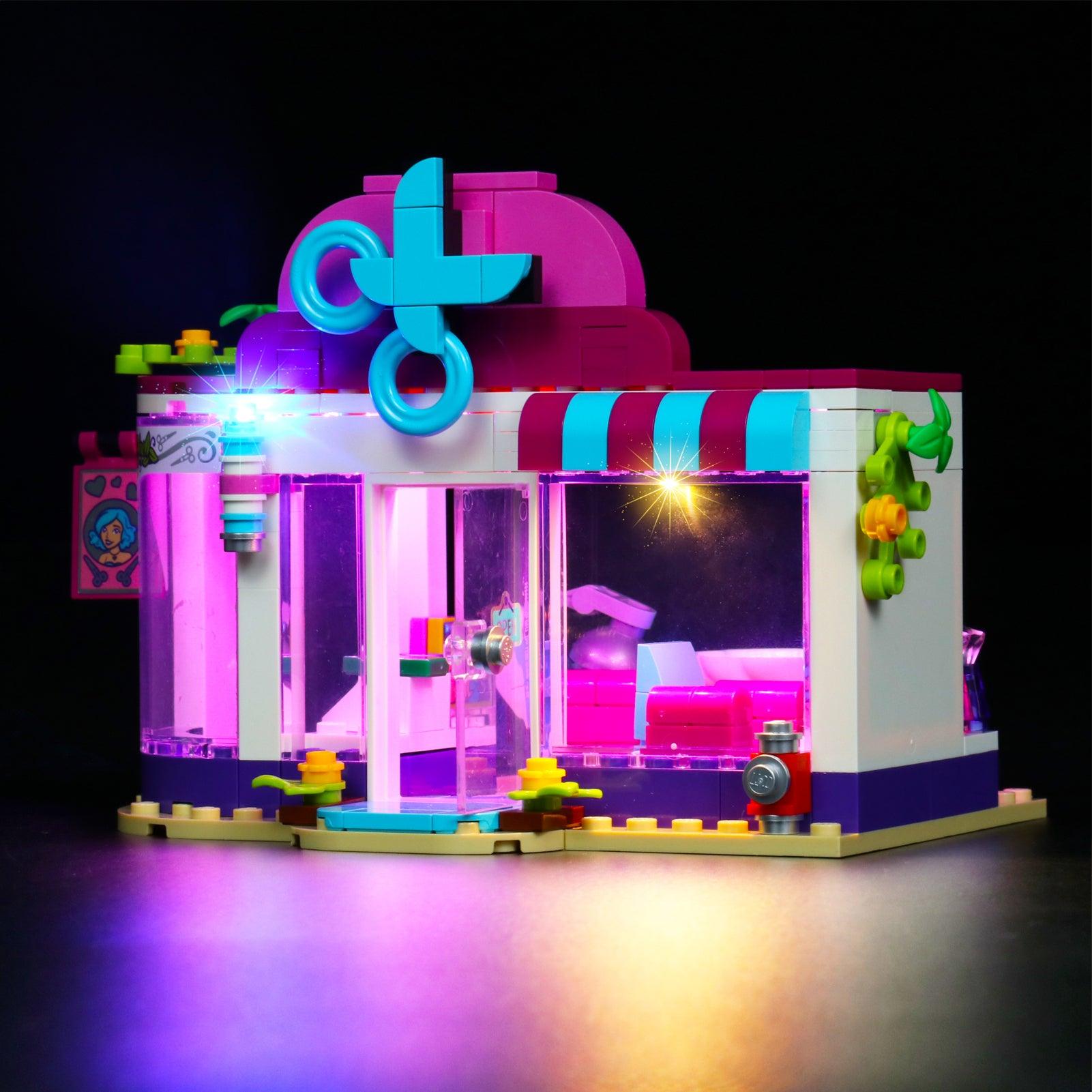 LEGO Friends Heartlake City Hair Salon 41391 Light Kit - Compatible with Building Blocks - Perfect for Nighttime Display & Room Decor