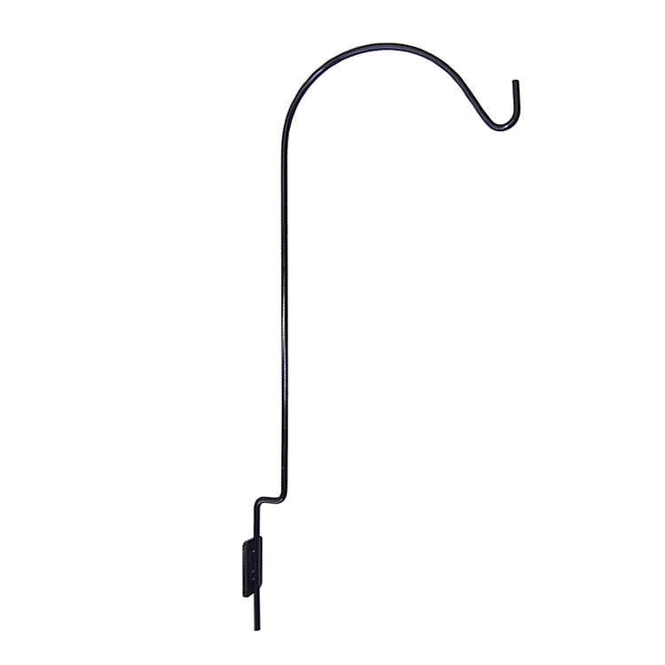 Heavy Duty Screw-On Fence and Deck Hanger - Rust-Resistant Metal Hook for Outdoor Hanging Plants, Lights & Decor - Perfect for Patio, Garden, Backyard & Porch Organization