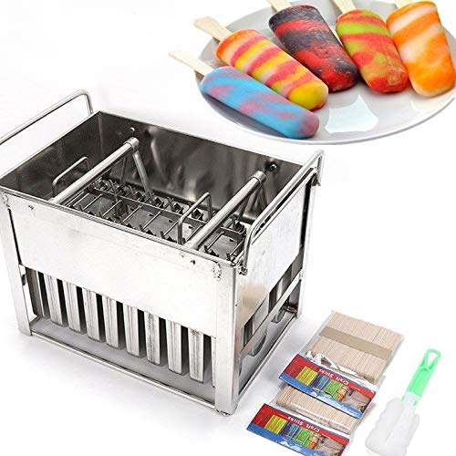 Premium Stainless Steel Ice Pop Molds - 30PCS (108g) Ice Cream Stick Holder for Homemade Popsicles | Perfect for Summer Treats, Kids Parties & Healthy Snacks