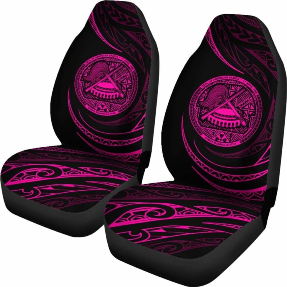 Premium Pink Frida Style Car Seat Covers for American Samoa - Soft & Durable Protection for Cars, SUVs & Trucks - Perfect for Daily Commutes & Road Trips