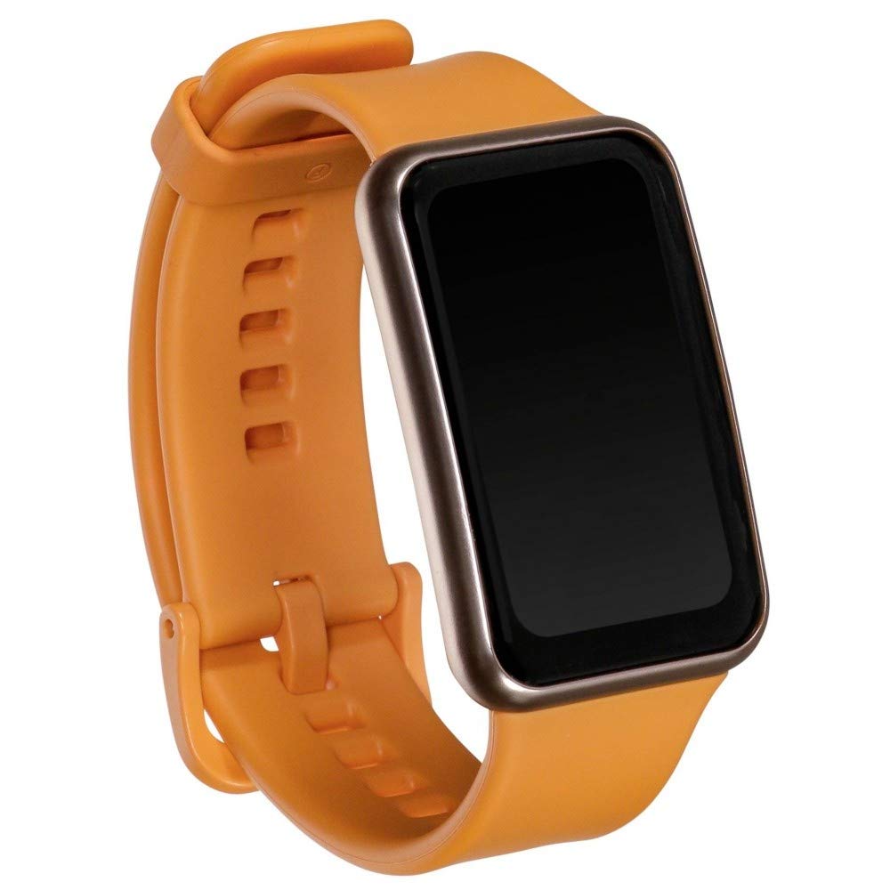 Huawei Watch Fit Smartwatch - Orange Fitness Tracker with Heart Rate Monitor, Sleep Tracking & 10-Day Battery Life - Perfect for Running, Gym Workouts & Daily Activity Tracking