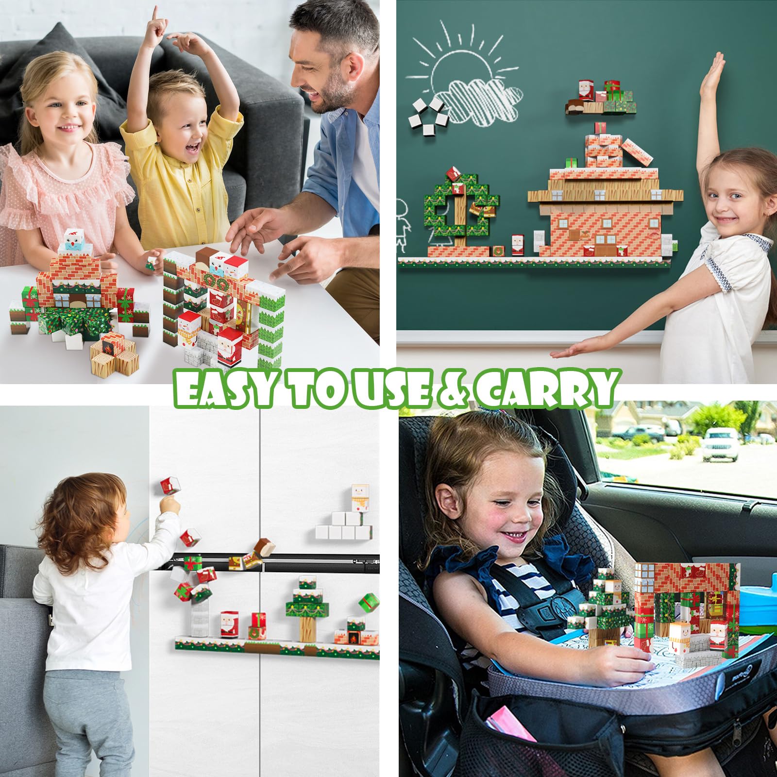 86Pcs Magnetic Building Blocks Set - STEM Educational Construction Toys for Toddlers & Kids Ages 3-8 | Sensory Learning Toys for Boys & Girls | Perfect Birthday Gifts | Great for Classroom, Home Play & Creative Development