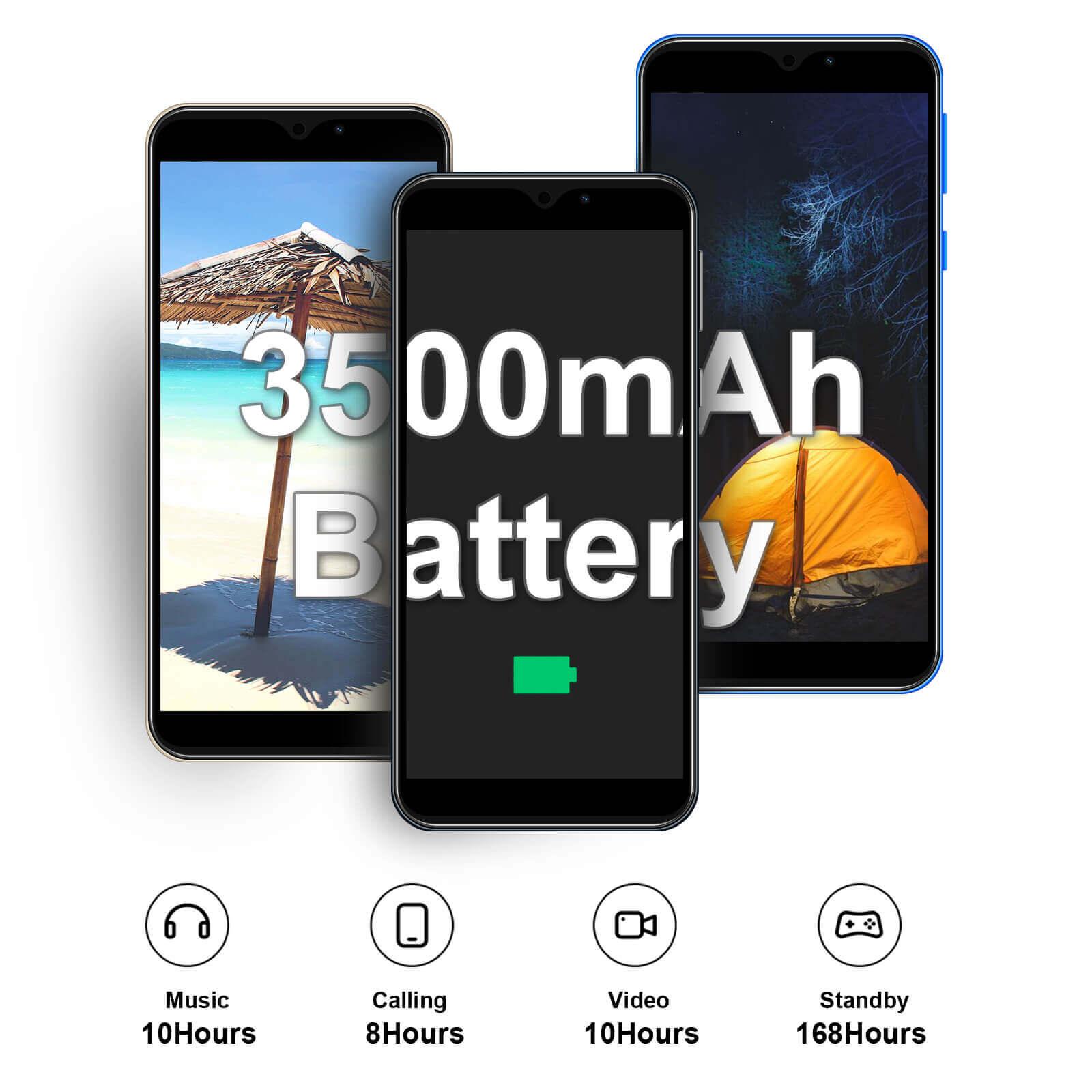 XGODY X15 6.0 Inch Quad Core Android 4G Unlocked Smartphone - 32GB Storage, Dual SIM, Beauty Camera - Perfect for Travel, Business & Selfies