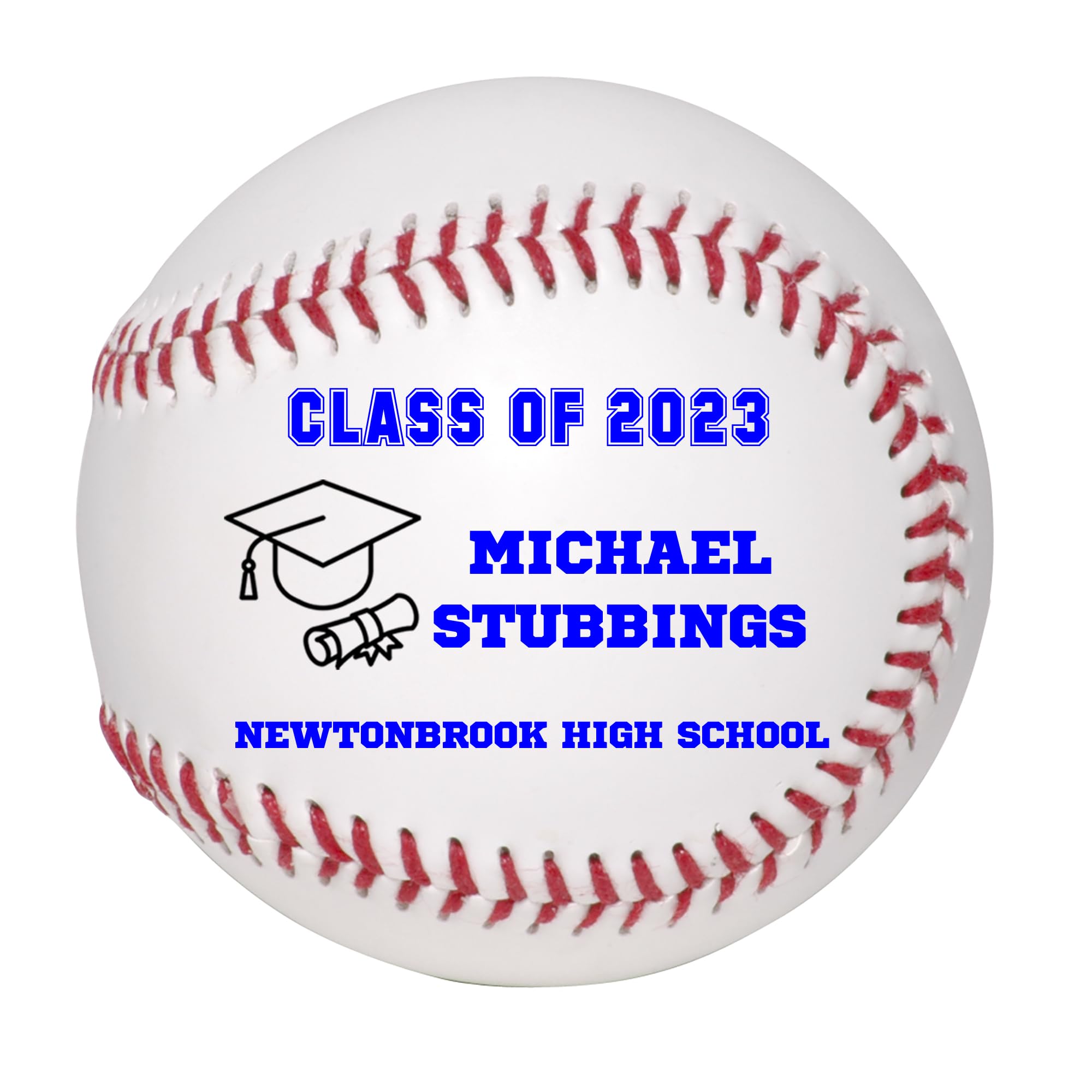 Custom Personalized 2025 Graduation Baseball - High School Graduation Gift for Boys & Girls - Class of 2025 Commemorative Keepsake - Perfect for Graduation Parties & Memory Boxes